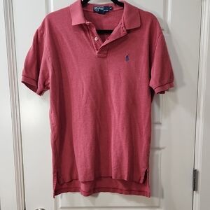 Polo by Ralph Lauren Men's Classic Red Polo Shirt Medium